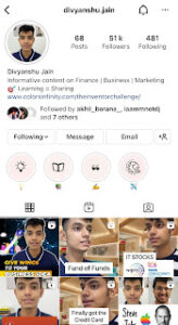 Divyanshi Jain Instagram Handle
